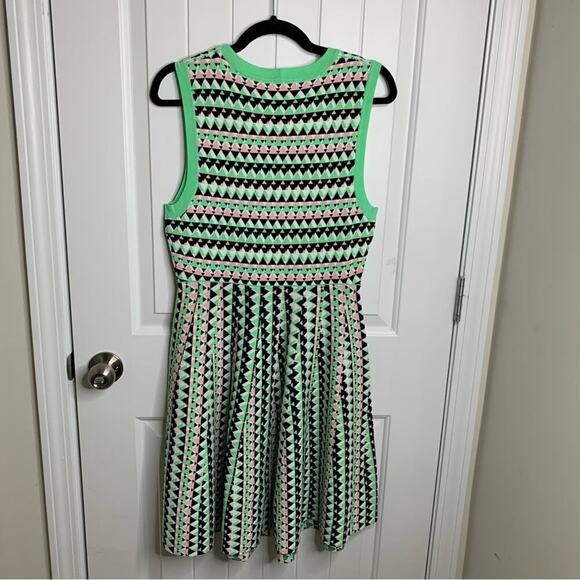 Susana Monaco revolve knit chevron elena fit n flare dress size medium‎ - Picture 7 of 7